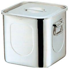 K 8697900 18-8 Square Kitchen Pot, 11.8 inches (30 cm), Hand Included