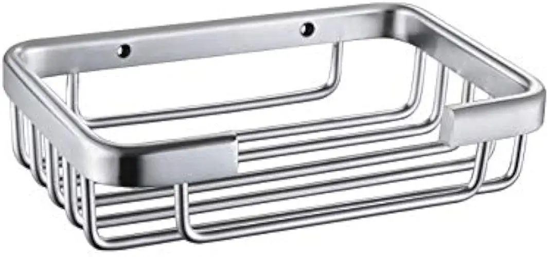 Space Aluminum Soap Aluminum Bathroom Accessories Portable Square Storage Shampoo Box Soap Dishes