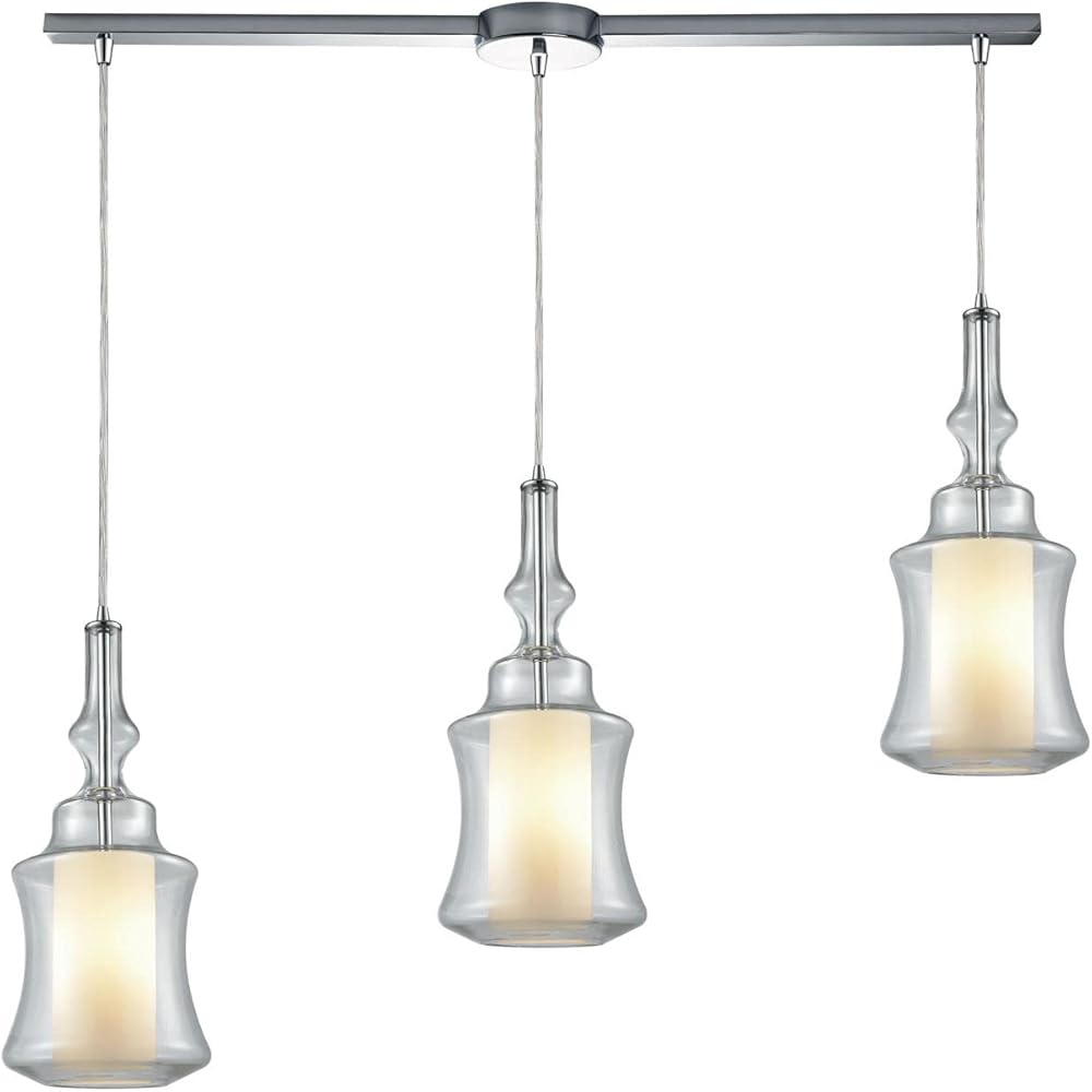56501/3L Pendant Light, Polished Chrome