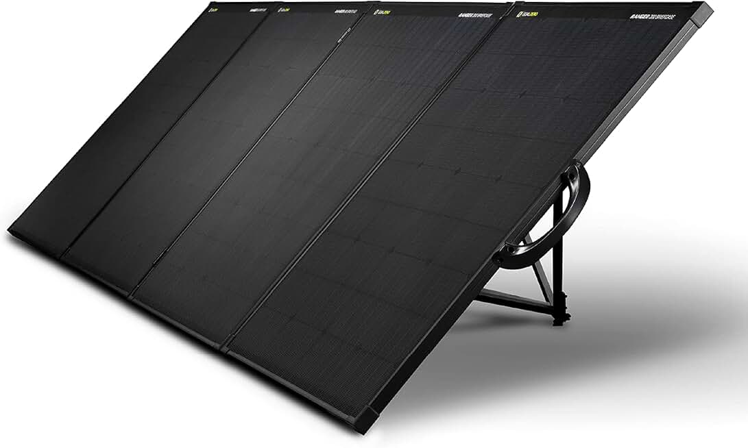 Goal Zero Ranger 300 Briefcase Solar Panels, Portable 300-Watt Solar Panels, Flexible Solar Panels for Outdoor Charging Station