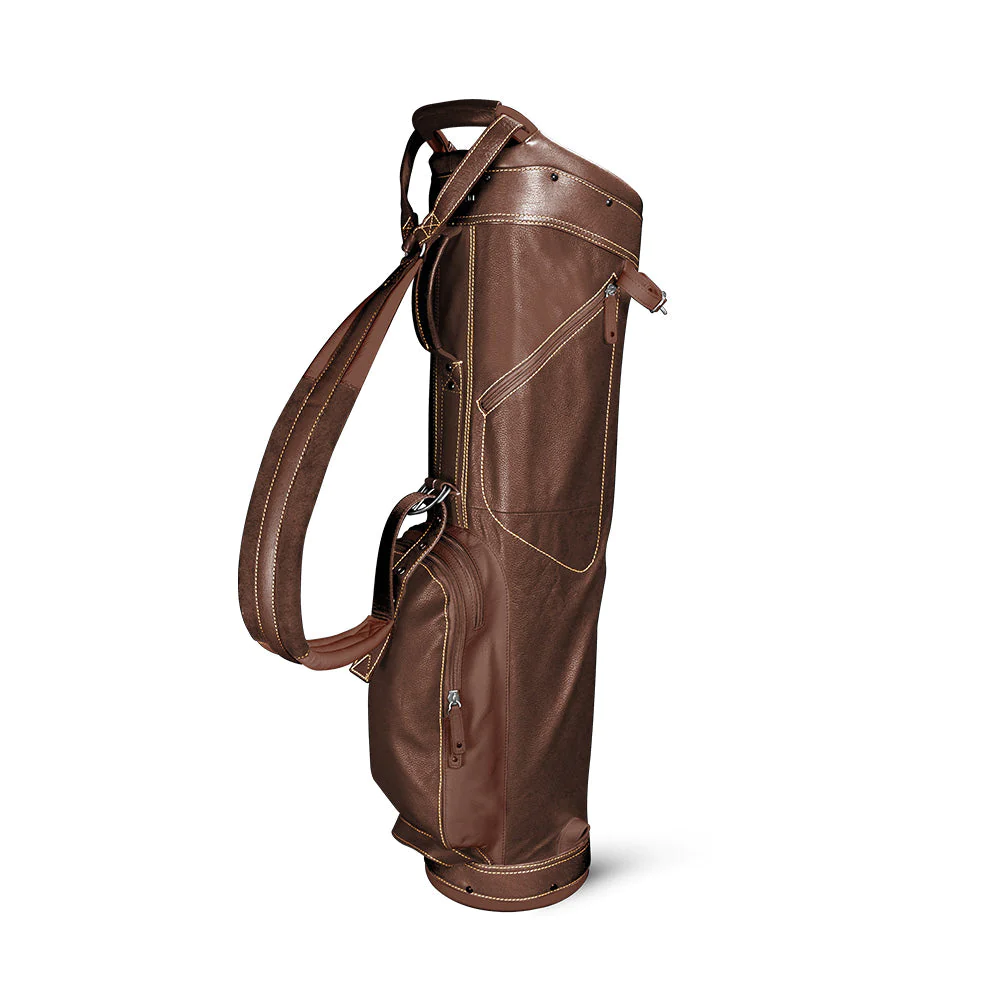 Sun Mountain 2024 Leather Golf Sunday Bag