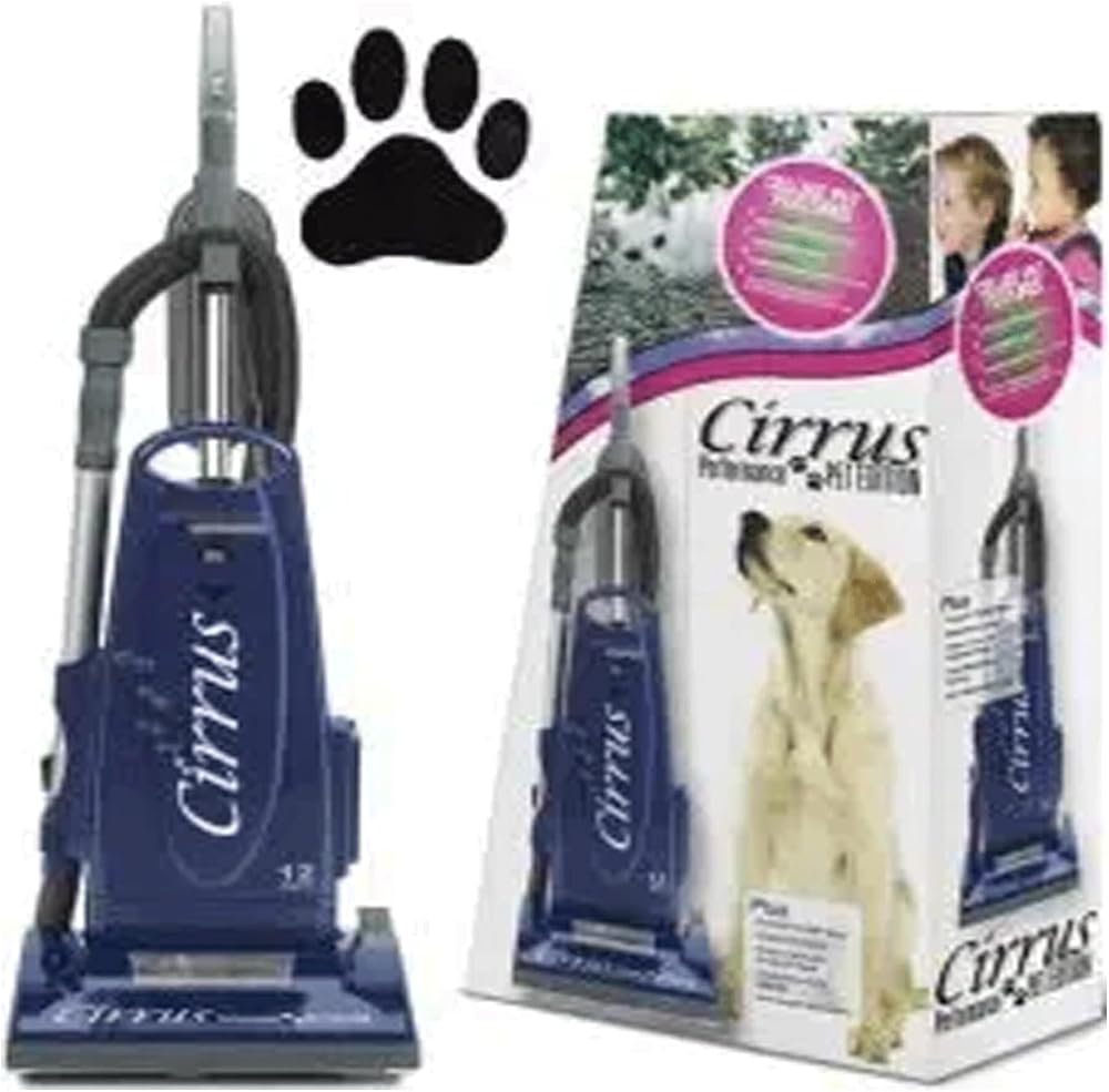 Cirrus Performance Pet Edition Upright Vacuum Cleaner Model CR99, Blue