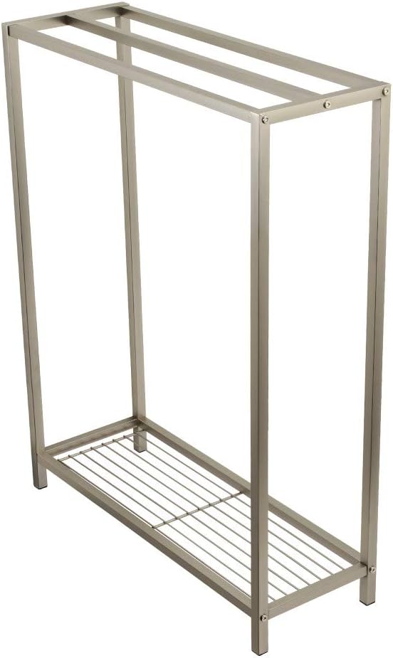 Kingston Brass SCC8358 Edenscape Freestanding Towel-Rack, Brushed Nickel