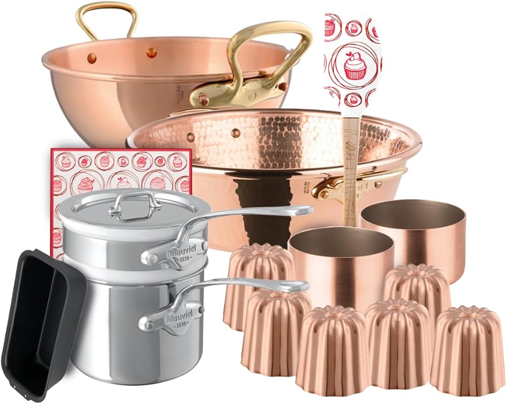 Mauviel M'Passion Copper 14-Piece Essential Pastry Set