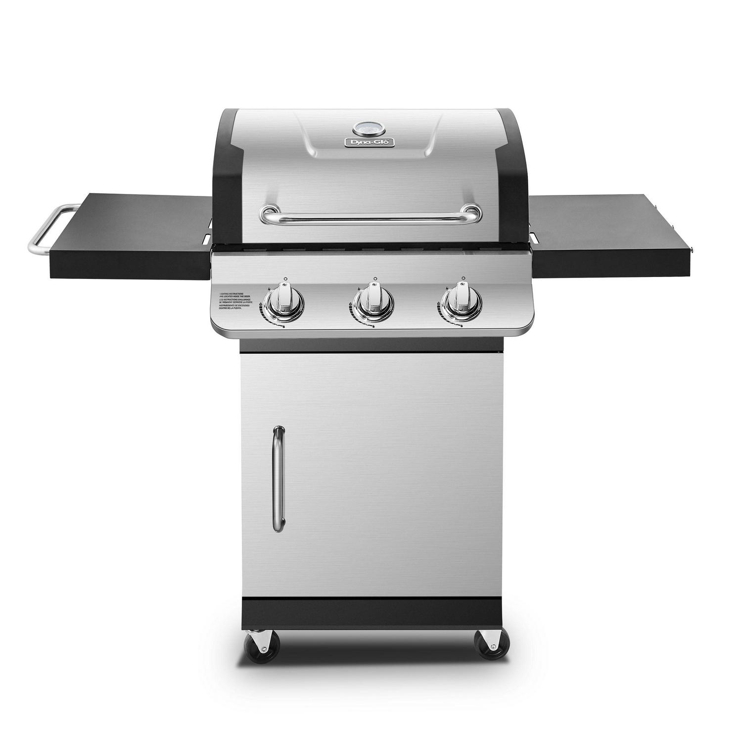 Dyna-Glo Stainlesss Steel 3-Burner Liquid Propane Gas Grill