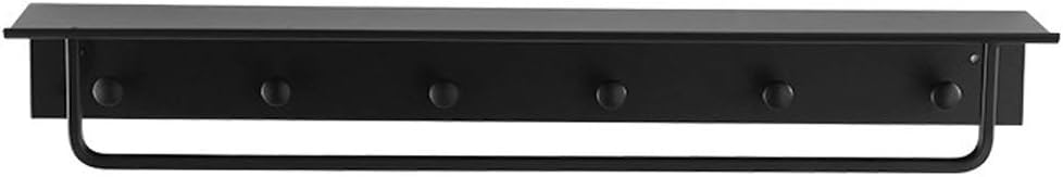 Bathroom Towel Rack, Wall-mounted Shower Holder Aluminum Shelf for Shower Rooms with Towel Rail