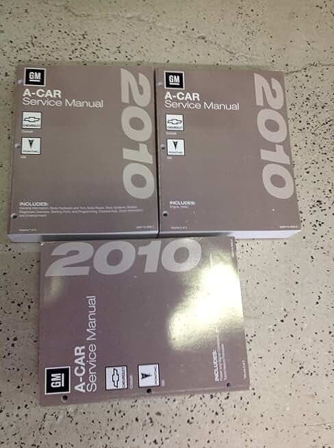2010 CHEVY COBALT PONTIAC G5 G 5 Service Shop Repair Manual Set FACTORY NEW