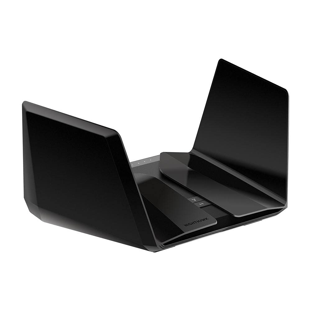 Netgear Nighthawk RAX120 IEEE 802.11ax Ethernet Wireless Router - 2.40 GHz ISM Band - 5 GHz UNII Band - 8 x Antenna(8 x Internal) - 768 MB/s Wireless Speed - 5 x Network Port - 1 x Broadband Port - US