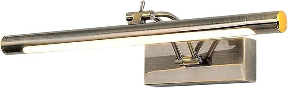 Wall Lamp Mirror Light Led Mirror Front Lights American Bronze Minimalist Post-Household Bathroom Waterproof Sink Vanity Cabinet Lamp Bedside, Vintage Chandeliers/Warm Light/41Cm