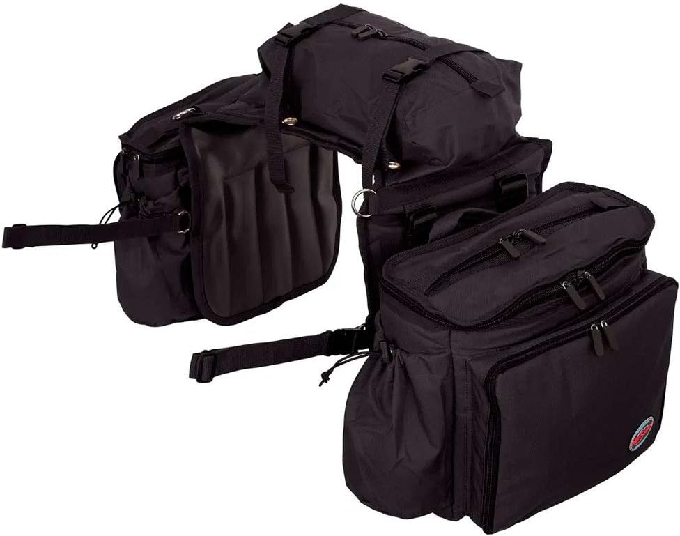 Reinsman Deluxe Insulated Leakproof Cooler Saddle Bag with Additional Cantle Bag and Straps