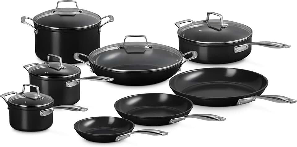 Le Creuset Essential Non-stick Ceramic 13 Pc. Cookware Set