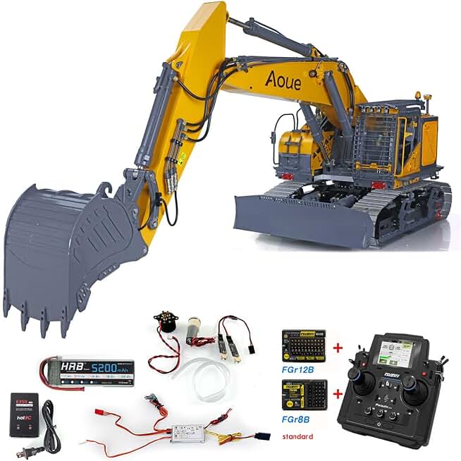 TOUCAN RC HOBBY Metal LESU 1/14 Aoue ET35 Hydraulic RC Excavator RTR Model PL18EV Sound System