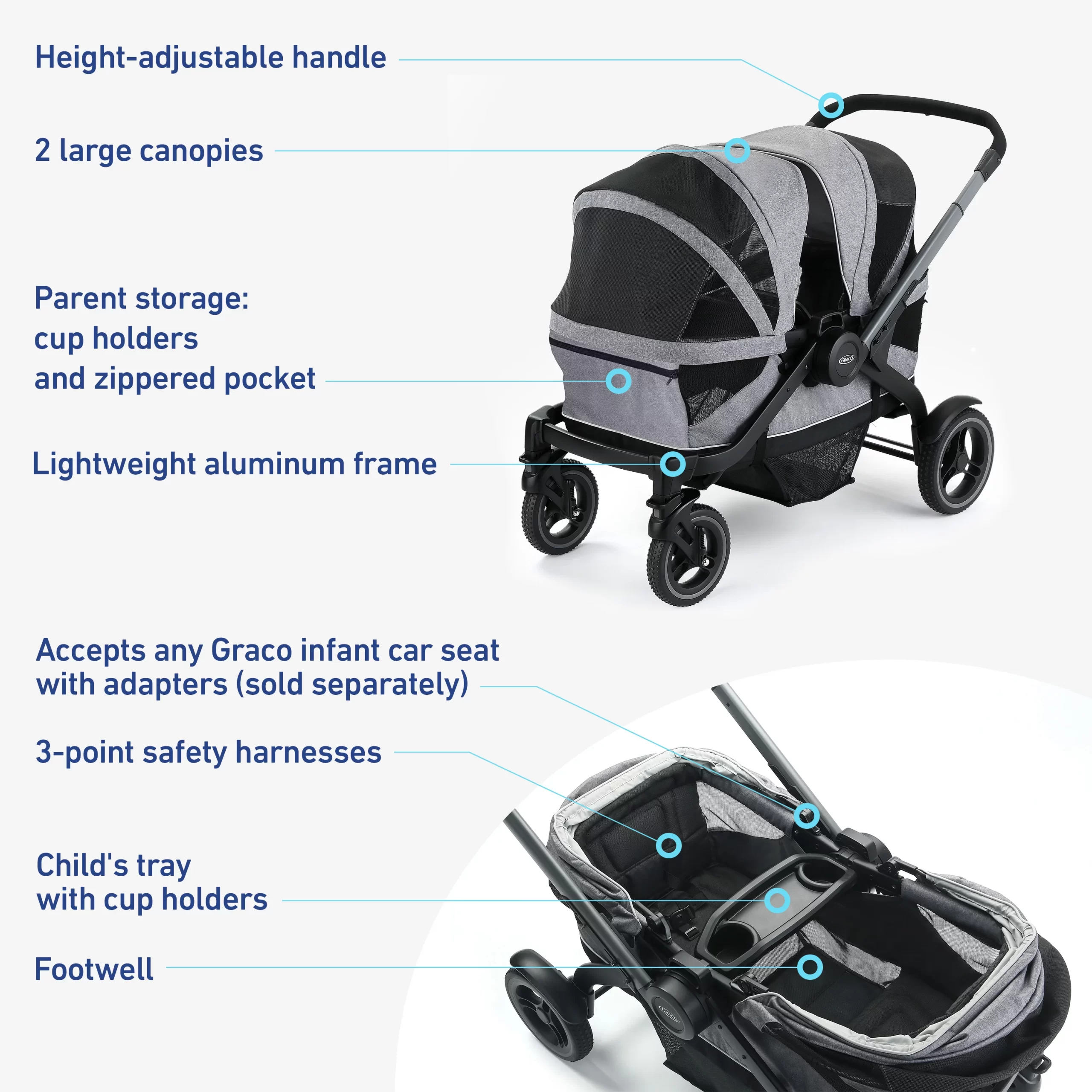 Graco Adventure Stroller Wagon   Teton