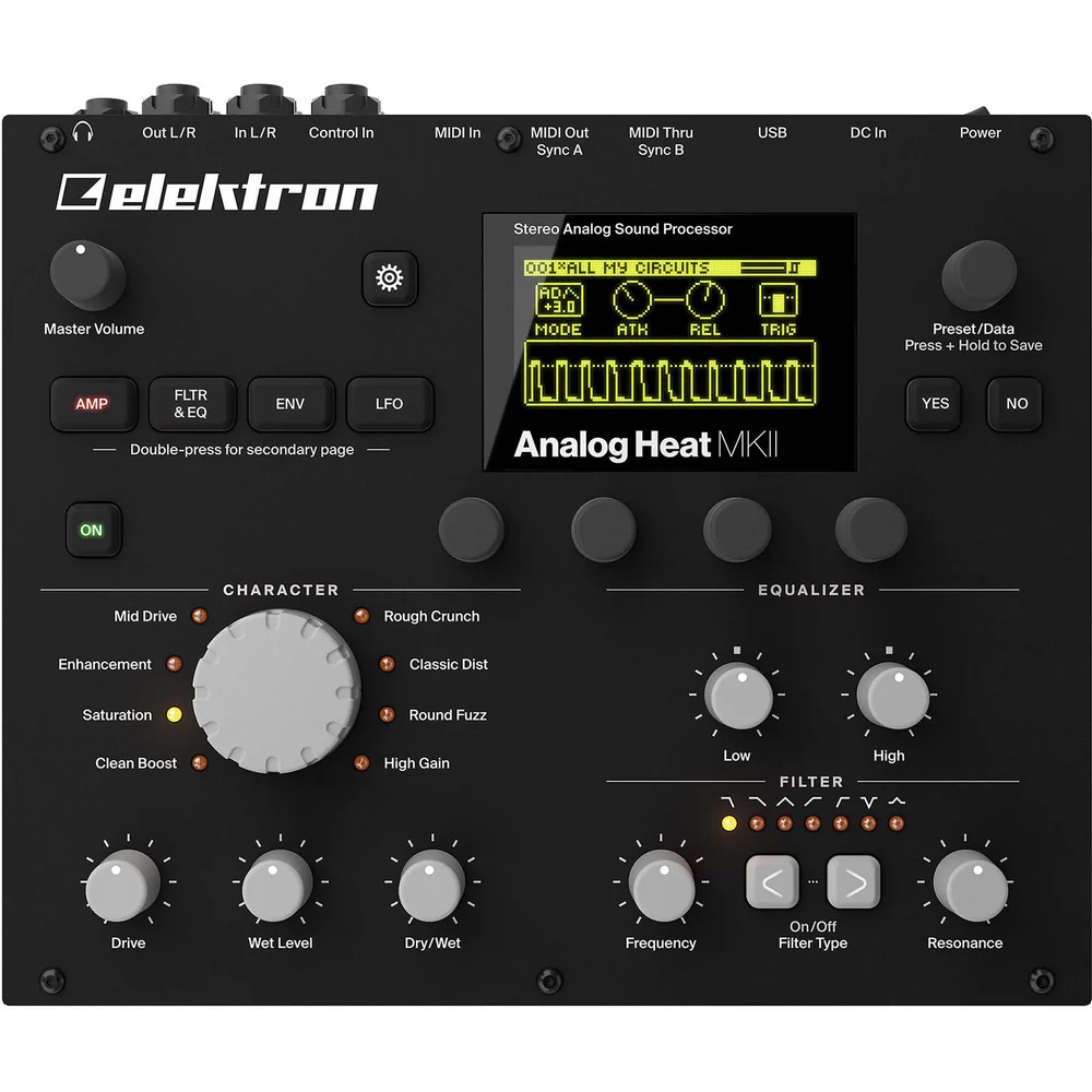 Elektron Analog Heat MKII Stereo Analog Sound Processor Elektron Analog Heat MKII Stereo Analog Sound Processor