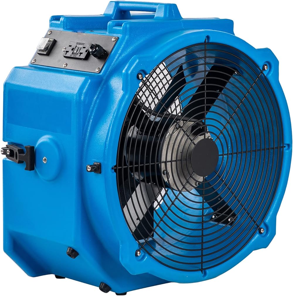 Mt4000A 1/4hp 4000cfm Axial Air Mover Floor Dryer Drum Fan