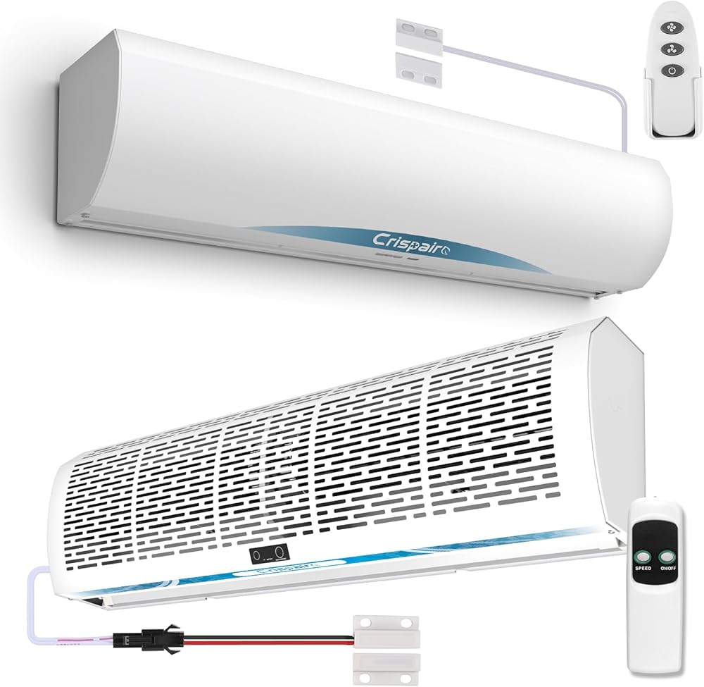 36'' Two Air Curtains (Magnetic Door Switch)