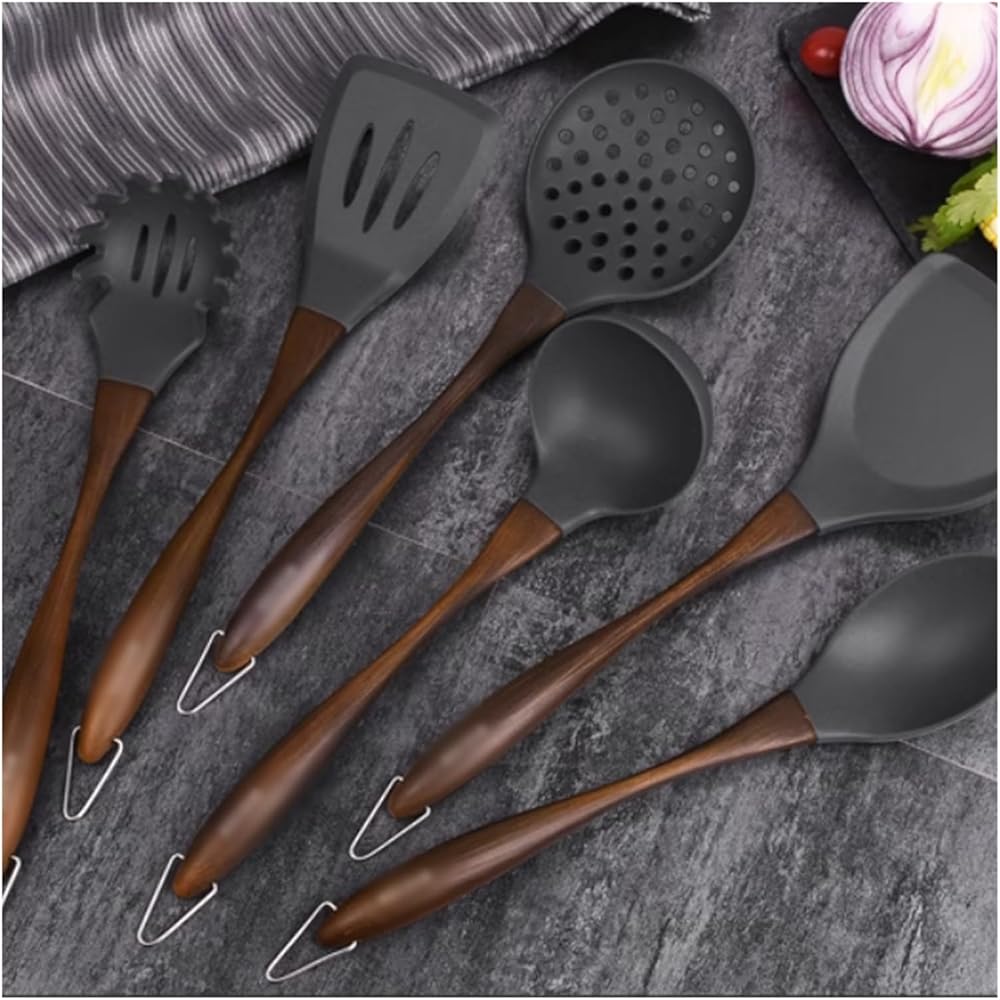 DFHBFG Tableware Spoon Cooking Spoons Kitchen Tool, 6 pieces