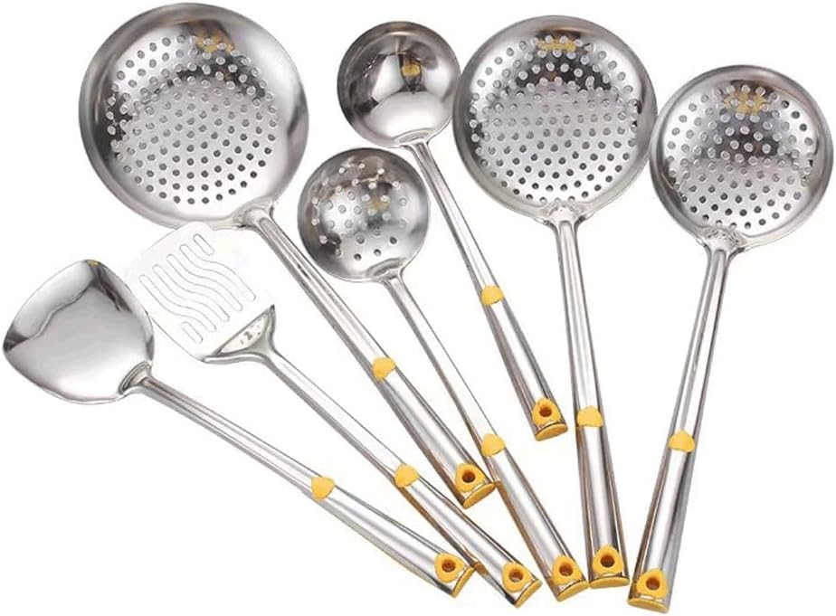 Heat Resistant Soup Spoon Brush Ladle Silicone Non Stick Spatula Spoon Kitchen Tools Cooking Utensil Set