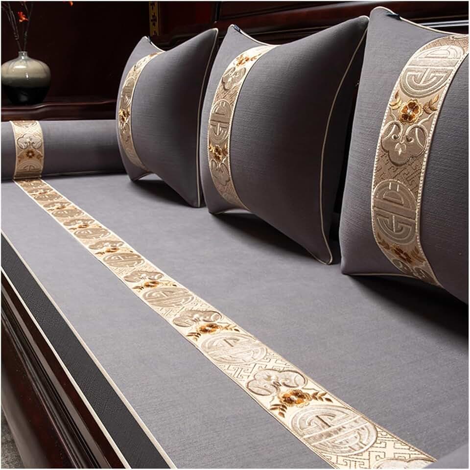 Four Seasons General Chinese Cushion Sofa Cover Cover Bed Cushion Sofa Cushion(50 * 120 * 5cm)
