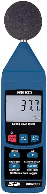 REED Instruments R8070SD Data Logging Sound Level Meter