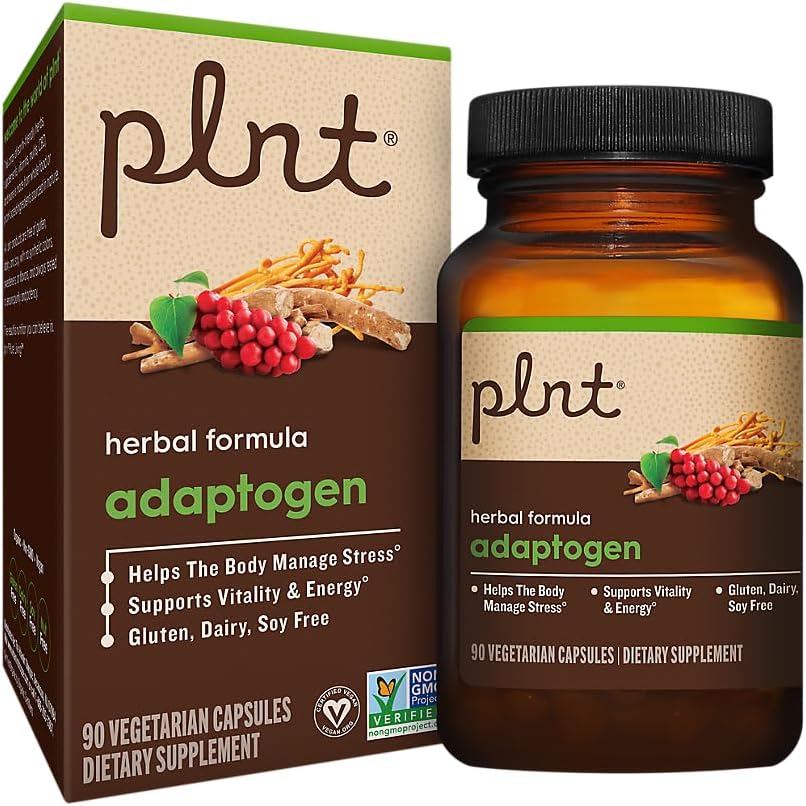 Adaptogen Herbal Formula ? Supports Stress Management, Energy, & Vitality (90 Vegetarian Capsules)