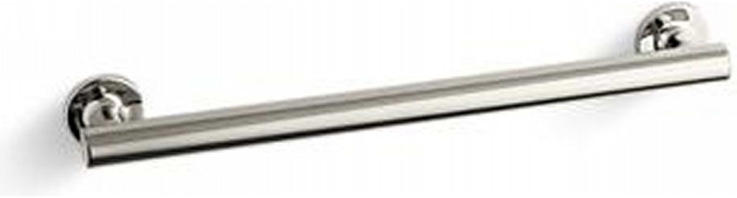 Kohler K-11892-SN Purist 18 Inch Bathroom Grab Bar Vibrant Polished Nickel