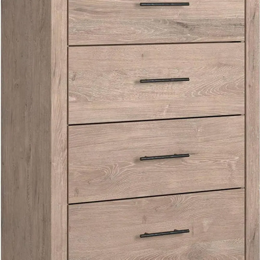 Signature Design by Ashley Senniberg Light Brown/White Four Drawer Chest