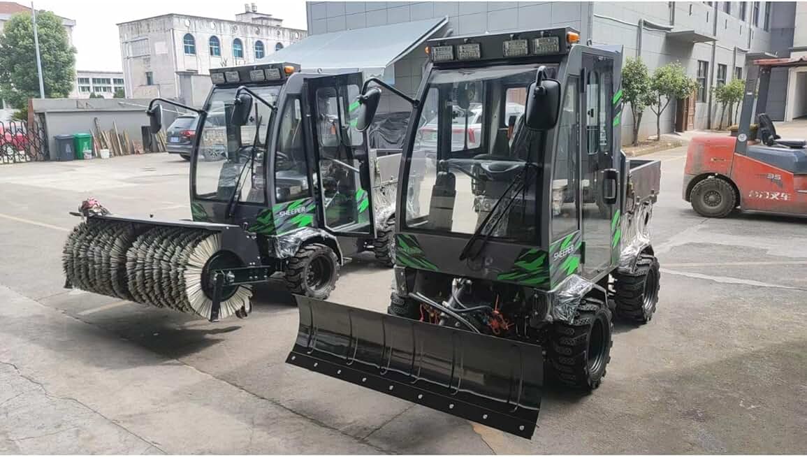 Snow Blower Robot Portable Cordless Snow Thrower Milling Rotary Snow Sweeper Snowplow Heavy Machine