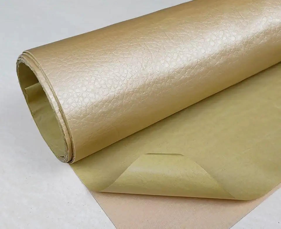 Leather Repair Patch,Self Adhesive Leather Repair, Large Leather Repair Tape for Couches, Furniture, Car Seats, Cabinets, Wall, Handbags (Light Gold,118x50 inch)