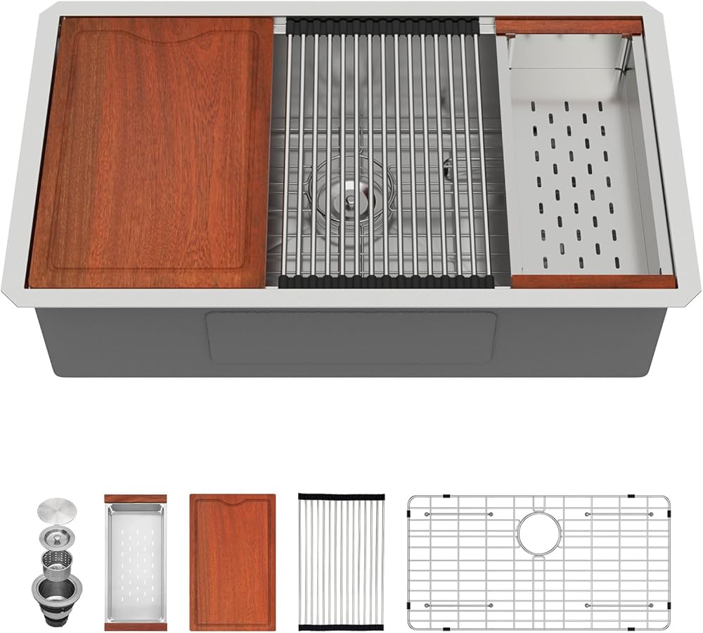 30 Kitchen Sink Undermount - Lofeyo 30