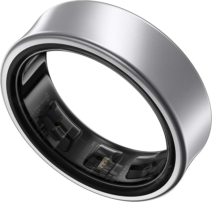 SAMSUNG Galaxy Ring, AI Smart Ring, Size First w/Sizing Kit, No App Subscription, Fitness Monitor, Sleep Tracker, Up to 7-Day Battery, Size 11, Titanium Silver [US Version, 1Yr Manufacturer Warranty]