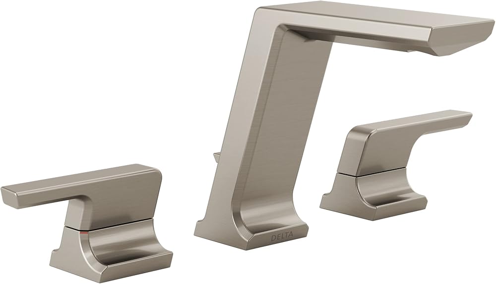 Delta Faucet 3599LF-SS-PR-MPU Pivotal Widespread, Stainless