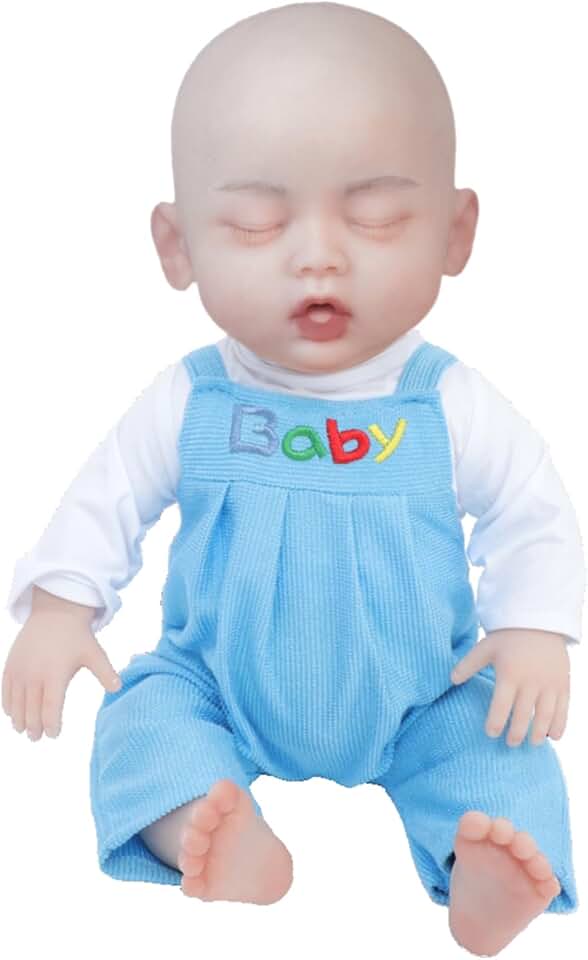 Lifelike Reborn Baby Dolls-19 Inch Reborn Baby Dolls Silicone Full Body Realistic Silicone Baby Dolls Sleeping Boy,Soft Body Waterproof Doll