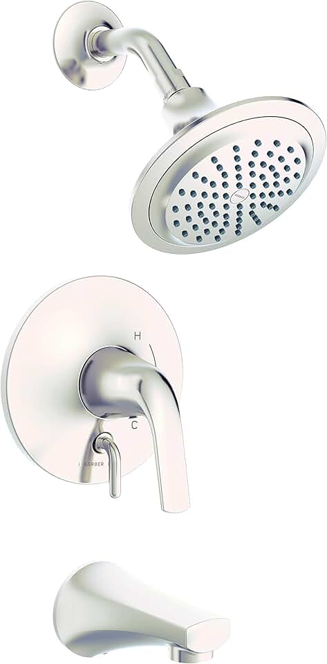 Gerber Plumbing Lemora Tub and Shower Trim Kit with Diverter Valve and Treysta Cartridge