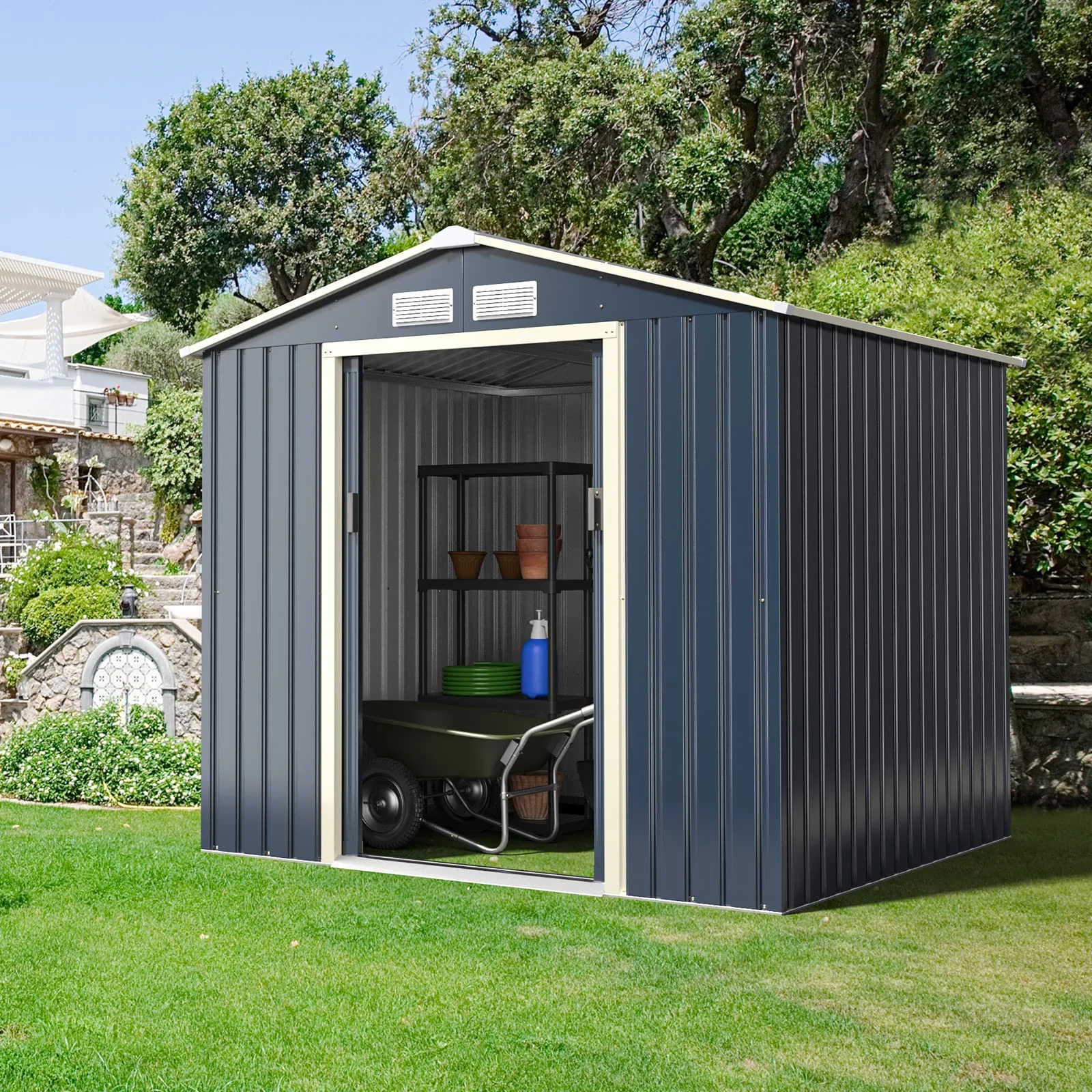 Goplus Storage Shed