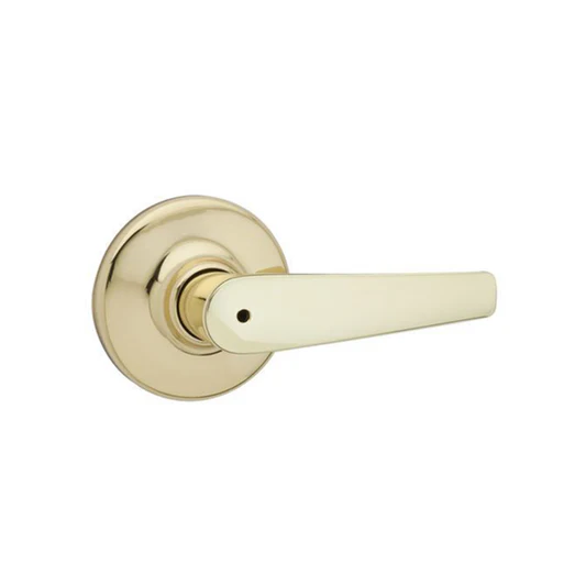 KWIKSET CORPORATIONKwikset Delta Polished Brass Privacy Lever Right or Left Handed