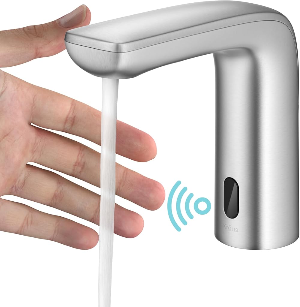 Kraus KSB-10001SFS Indy Bathroom Faucet, Spot Free Stainless Steel