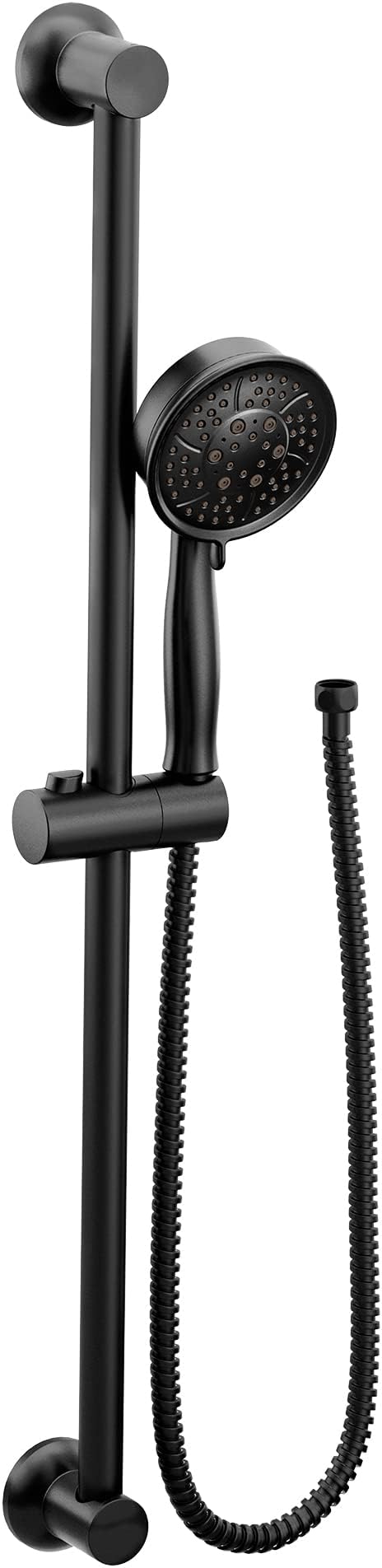 Moen 3667EPBL Eco-Performance Handheld Showerhead with 69-Inch-Long Hose Featuring 30-Inch Slide Bar, Matte Black