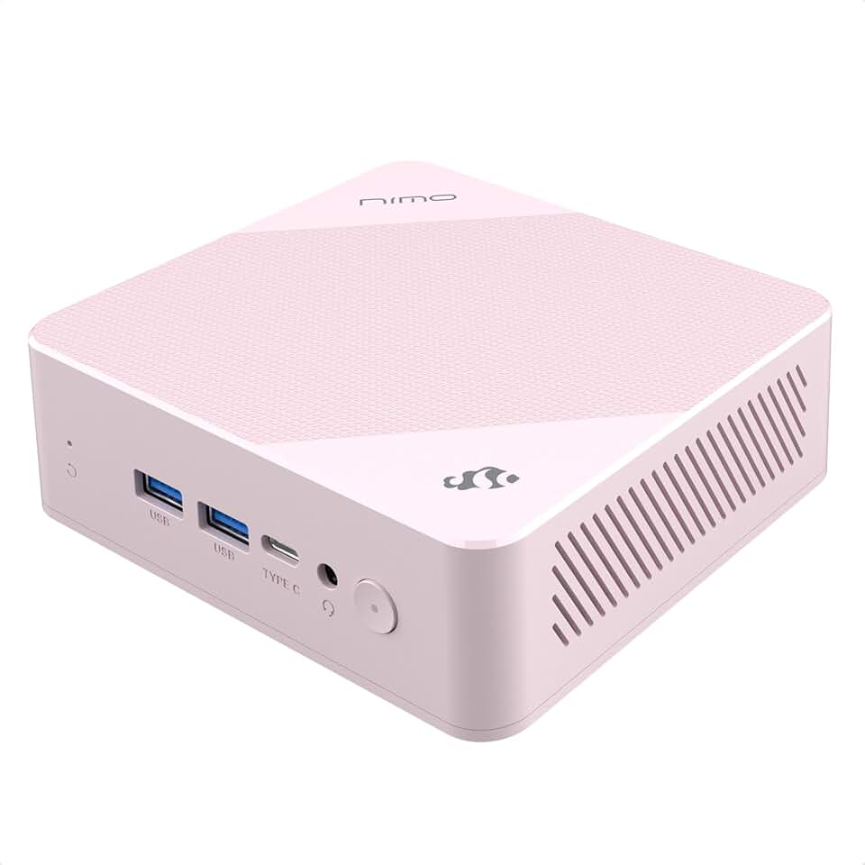 NIMO Mini PC, Desktop PC Pentium 12th Gen N100 (Up to 3.4GHz), 16GB RAM 1TB PCIe SSD, Win 11 NUC, 4K Triple Display, USB3.2 Type-C WiFi6 BT5.2, VESA, Compact and Light for Home Office Education