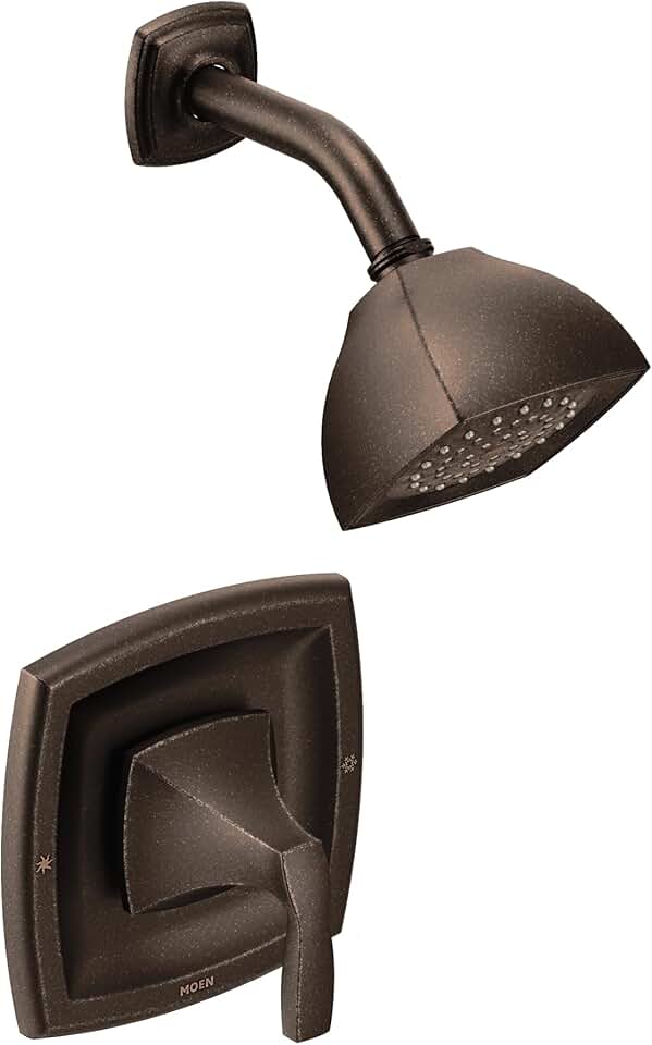 Moen T2692EPORB Voss Posi-Temp Pressure Balancing Eco-Performance Shower Trim Kit, Valve Required, Oil Rubbed Bronze