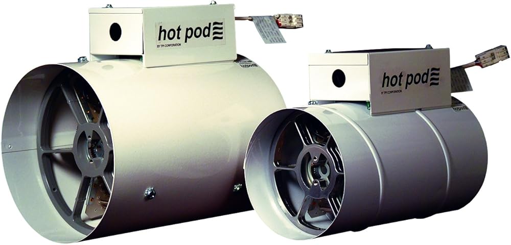 TPI HP610001202CT Hotpod Supplemental Duct Mounted Heating System with Cord Set, Standard, 6