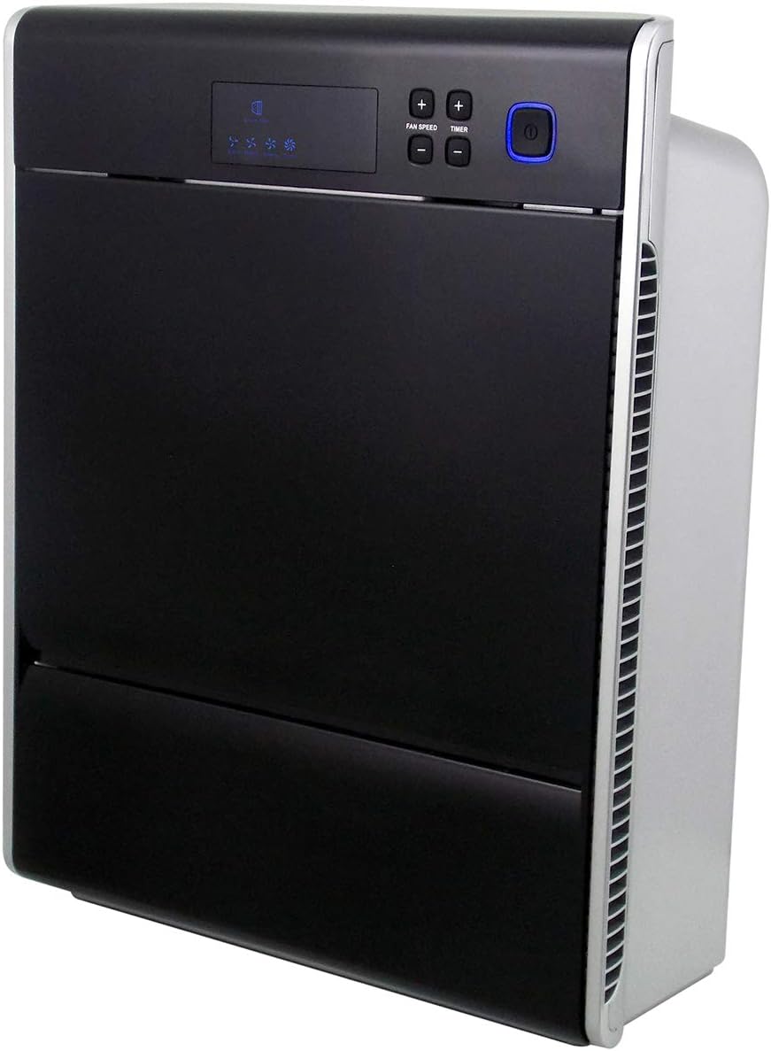 2550 5-Stage Ultimate HEPA & CARBON Air Purifier. Includes a Washable Antimicrobial Prefilter, a 2-stage H13, 99.97% TRUE HEPA filter, and a 2-stage real ACTIVATED CARBON (2 lbs) filter.