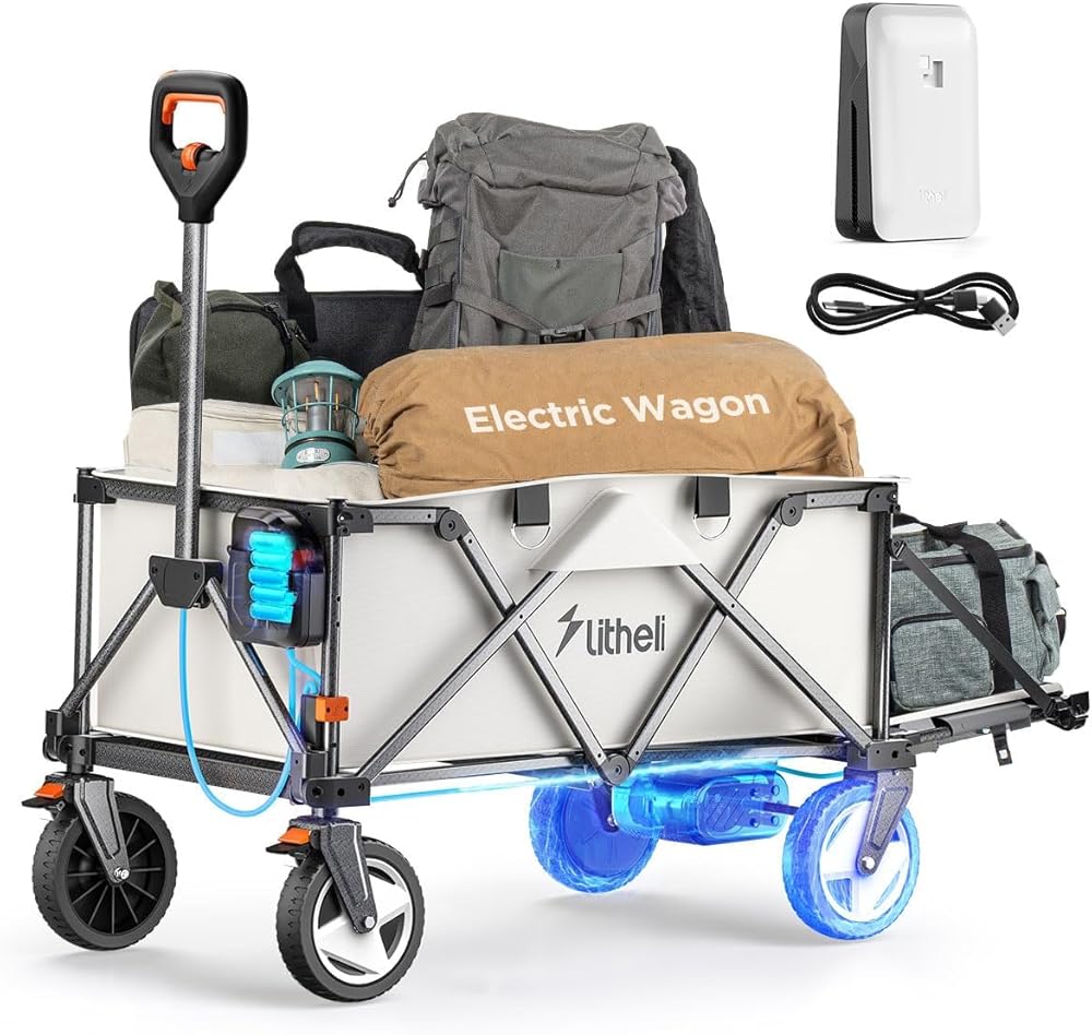 Litheli Electric Utility Wagon with 8