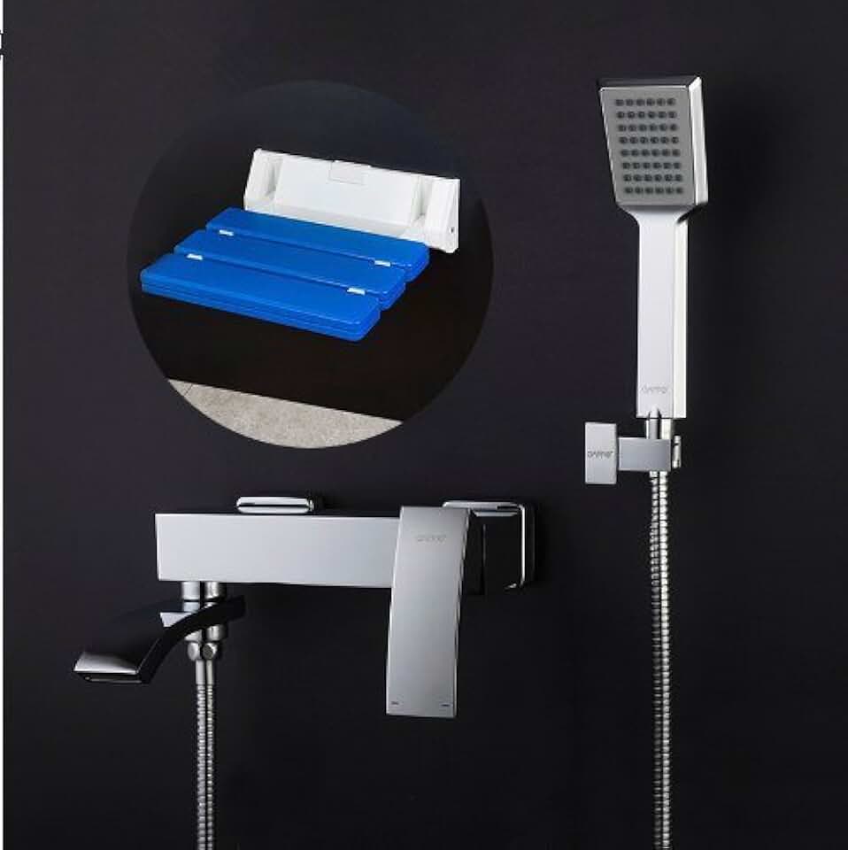 Bathtub Faucets Bath tub Mixer Shower Mixer taps Bathroom Relax Chair Wall Mounted Shower Seats