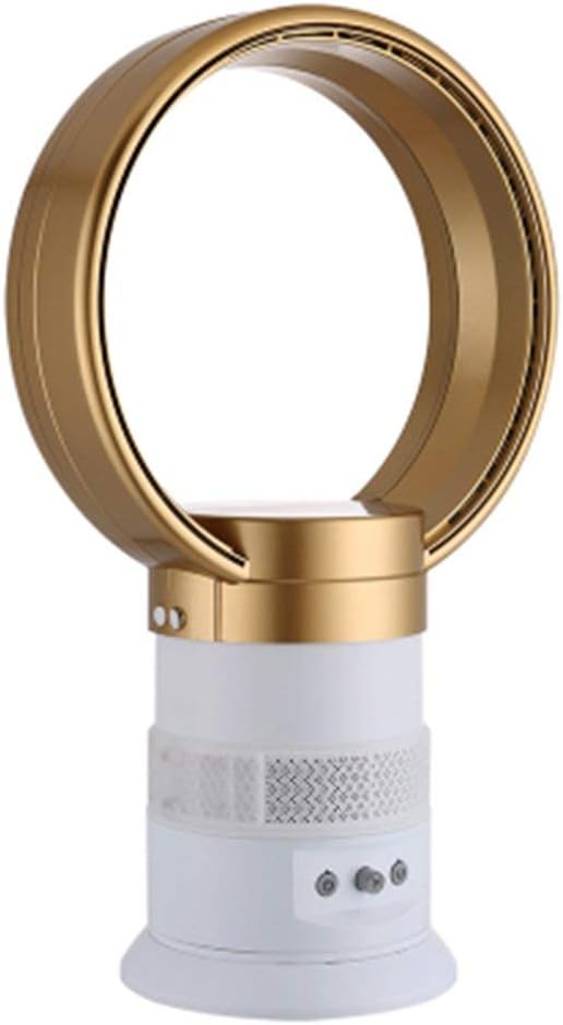 Electric Fan Electric Fan Home Air Circulation Fan Leafless Silent Remote Control Desktop Fan Scheduled Energy-Saving Fan Fan (Color : Silver)