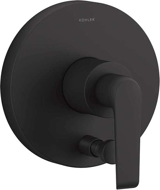 Avid Rite-Temp Valve Trim with Push-Button Diverter and Lever Handle