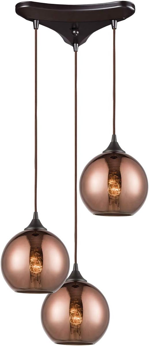 56583/3 Pendant Light, Oil Rubbed Bronze