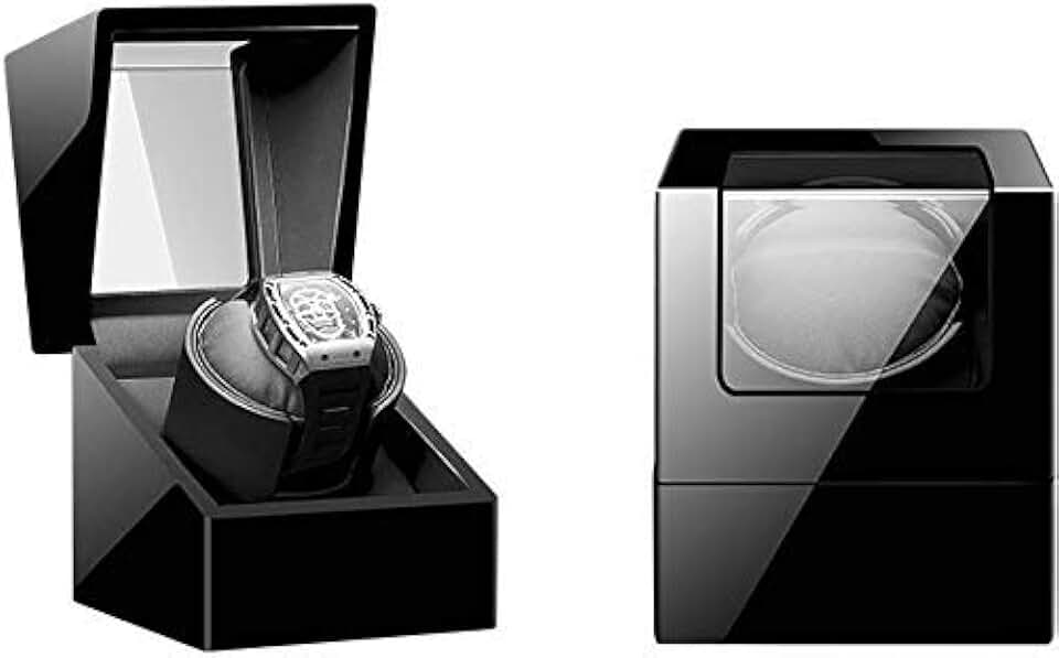 Watch Winder Box Automatic Watch Winder Box Watch Winder For Automatic Watches With Soft And Flexible Watch Cushion Wood Shell Powered By Japanese Engine mwsoz (Color : B)