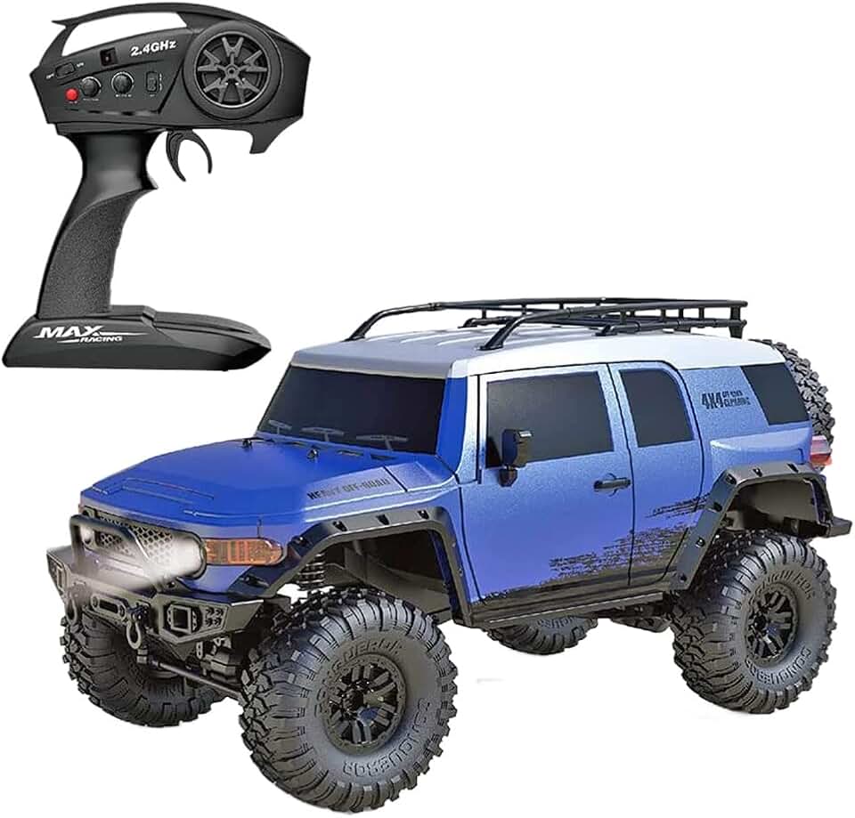 1:10 Scale RC Cars RC Monster Truck, 15 Km/h Speed Hobby Fast RC Cars for Kids and Adults Toy Gifts, 2.4 GHz 4WD Electric Powered Remote Control Trucks Ready to Run