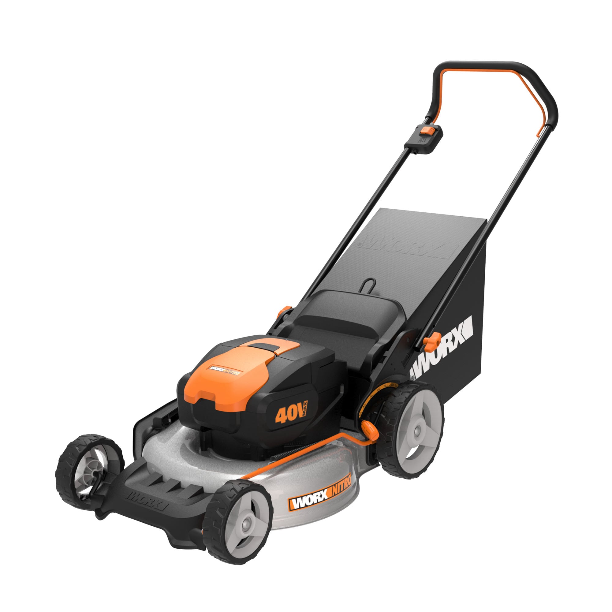 WORX Nitro Power Share 40-volt 20-in Cordless Push Lawn Mower 4 Ah (Battery and Charger Included)